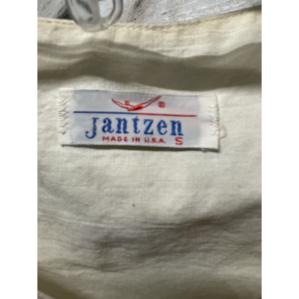 Vintage Jantzen Floral Blouse Top Women’s Small S Button Down Long Sleeve - Picture 2 of 4